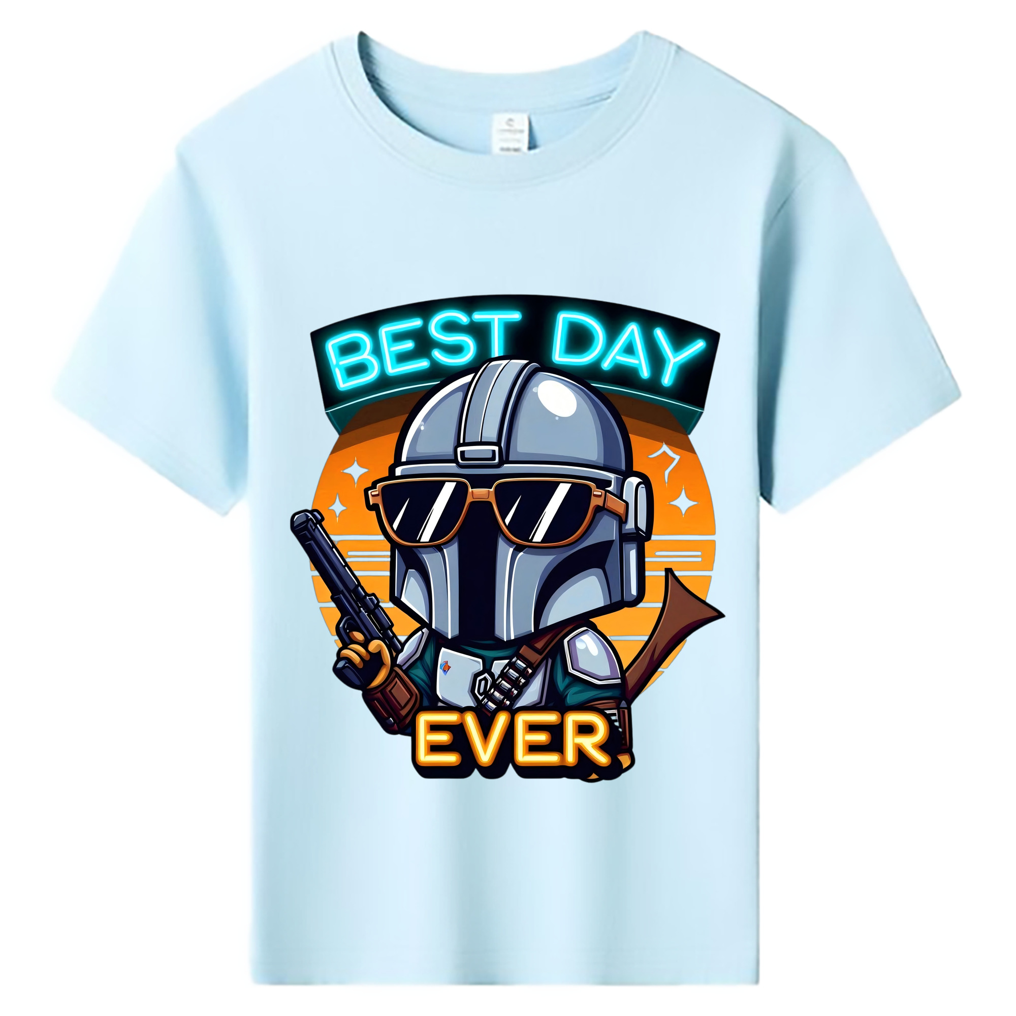 （画像用） スター・ウォーズ Star Wars 綿100％キッズTシャツ（フロントプリント）